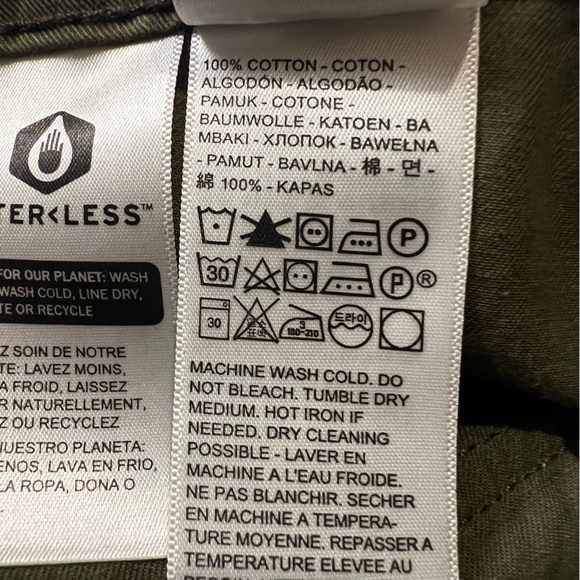 Levi's Green 94 Cargo Cotton Mini Skirt size 8 - Picture 14 of 15